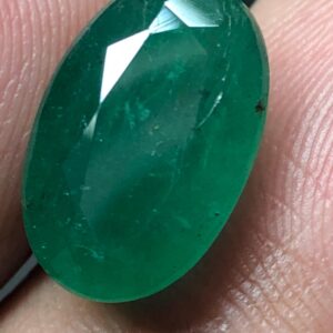 Natural 5.45 Carat Emerald Gemstone | Oval Cut Loose Emerald