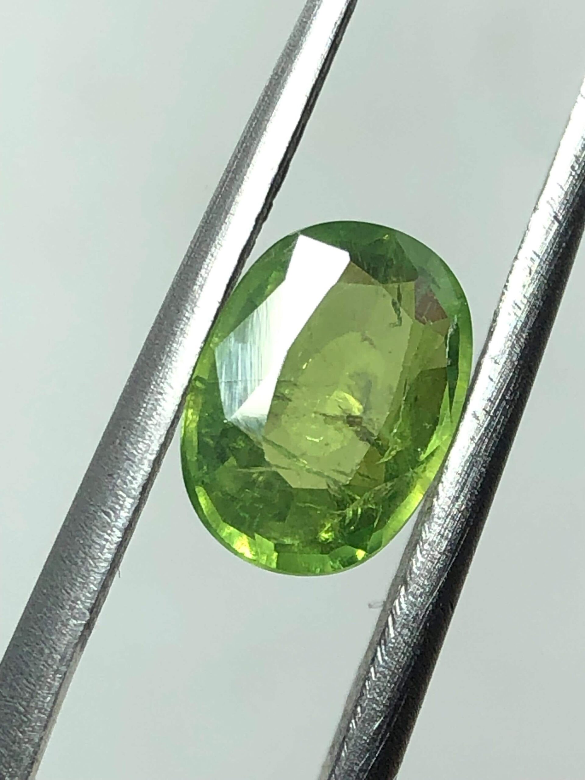1.48 Carat Natural Demantoid Garnet – Rare Oval Cut Green Gemstone - Image 3