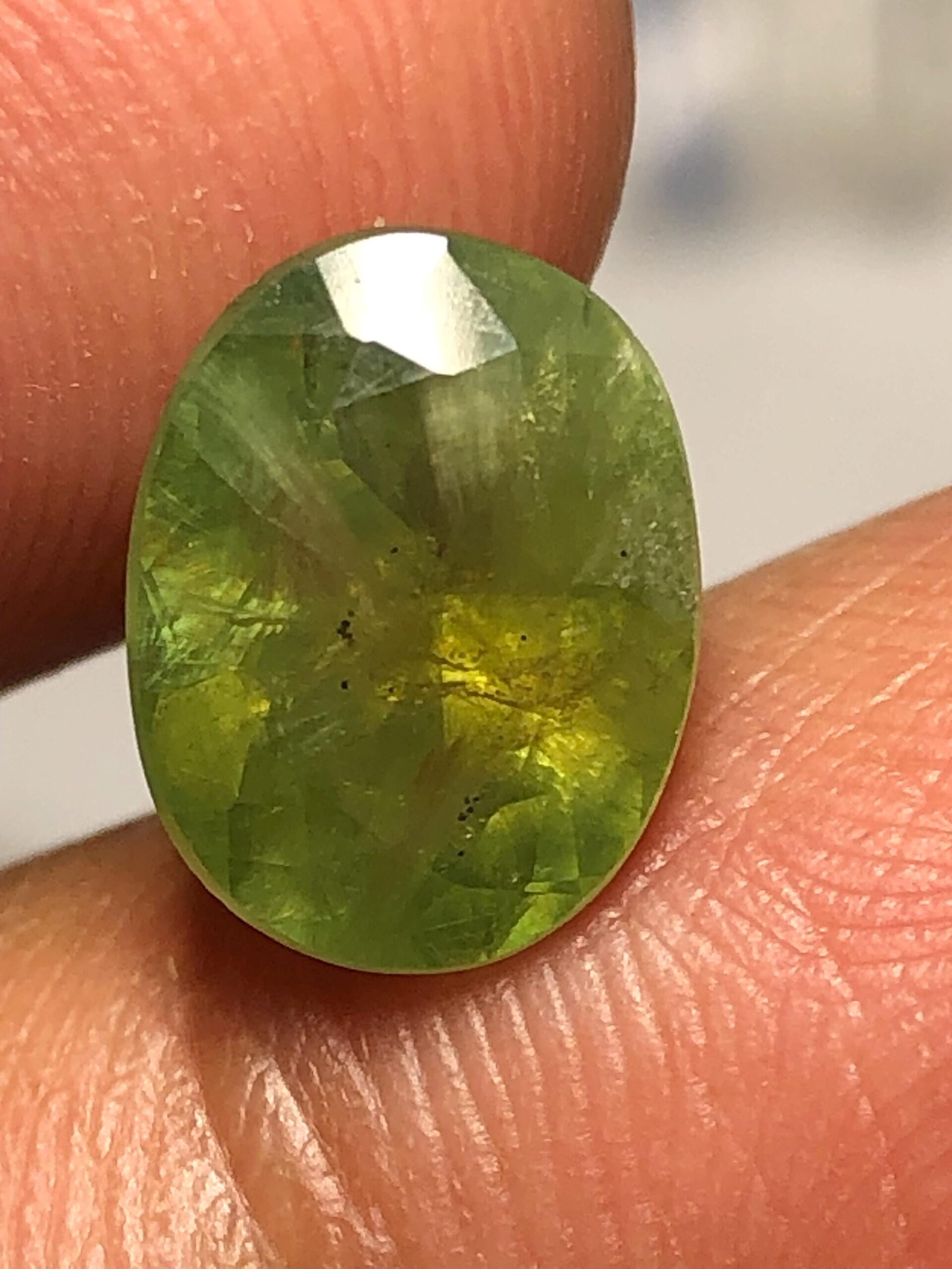 3.24 Carat Natural Demantoid Garnet – Rare Oval Cut Green Gemstone - Image 10