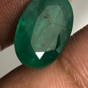 5.56 Carat Emerald | Oval Shape Natural Green Emerald