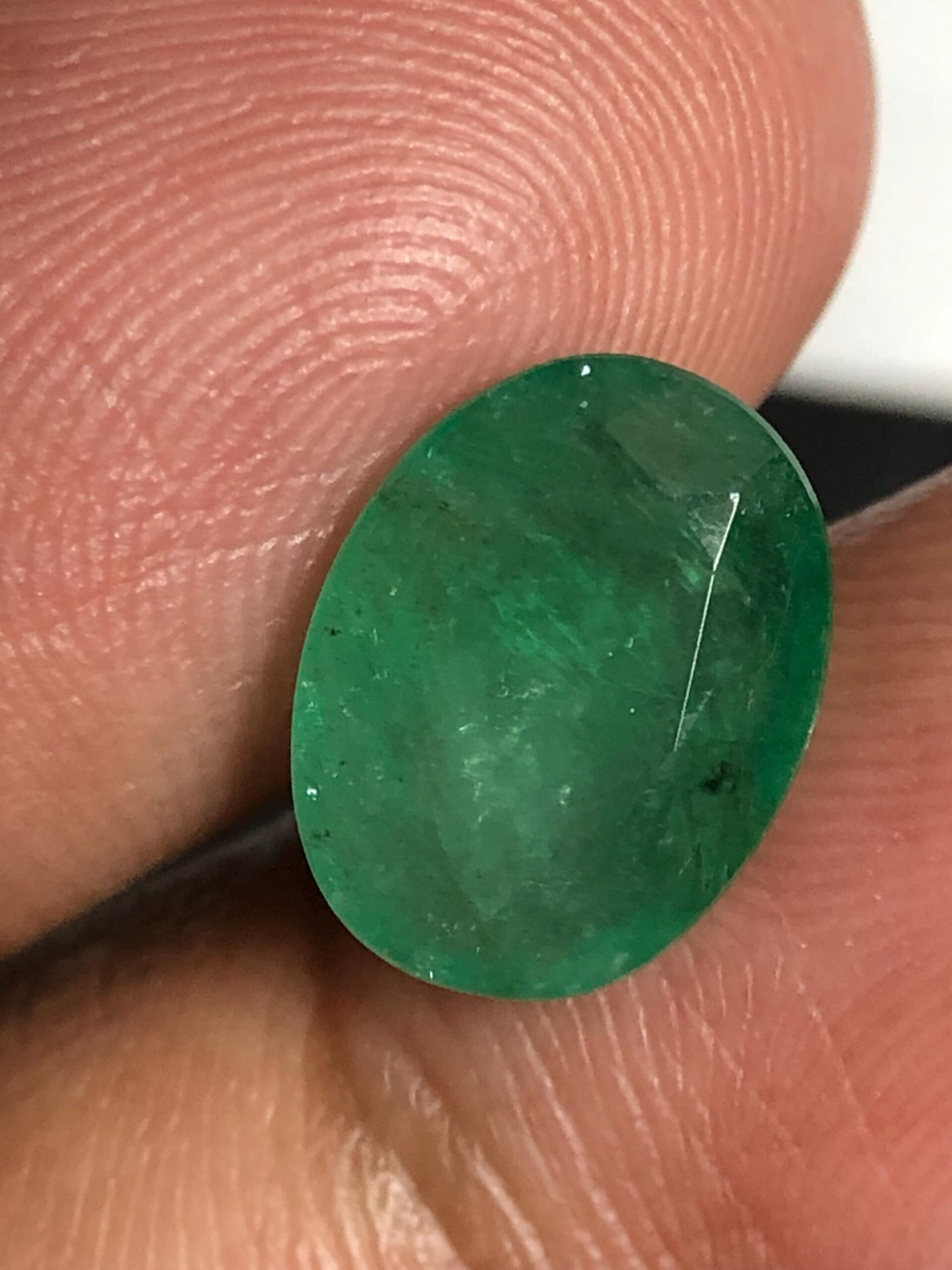 3.17 Ct Natural Zambian Emerald Oval Cut | Loose Green Emerald Gemstone | May Birthstone - Image 2