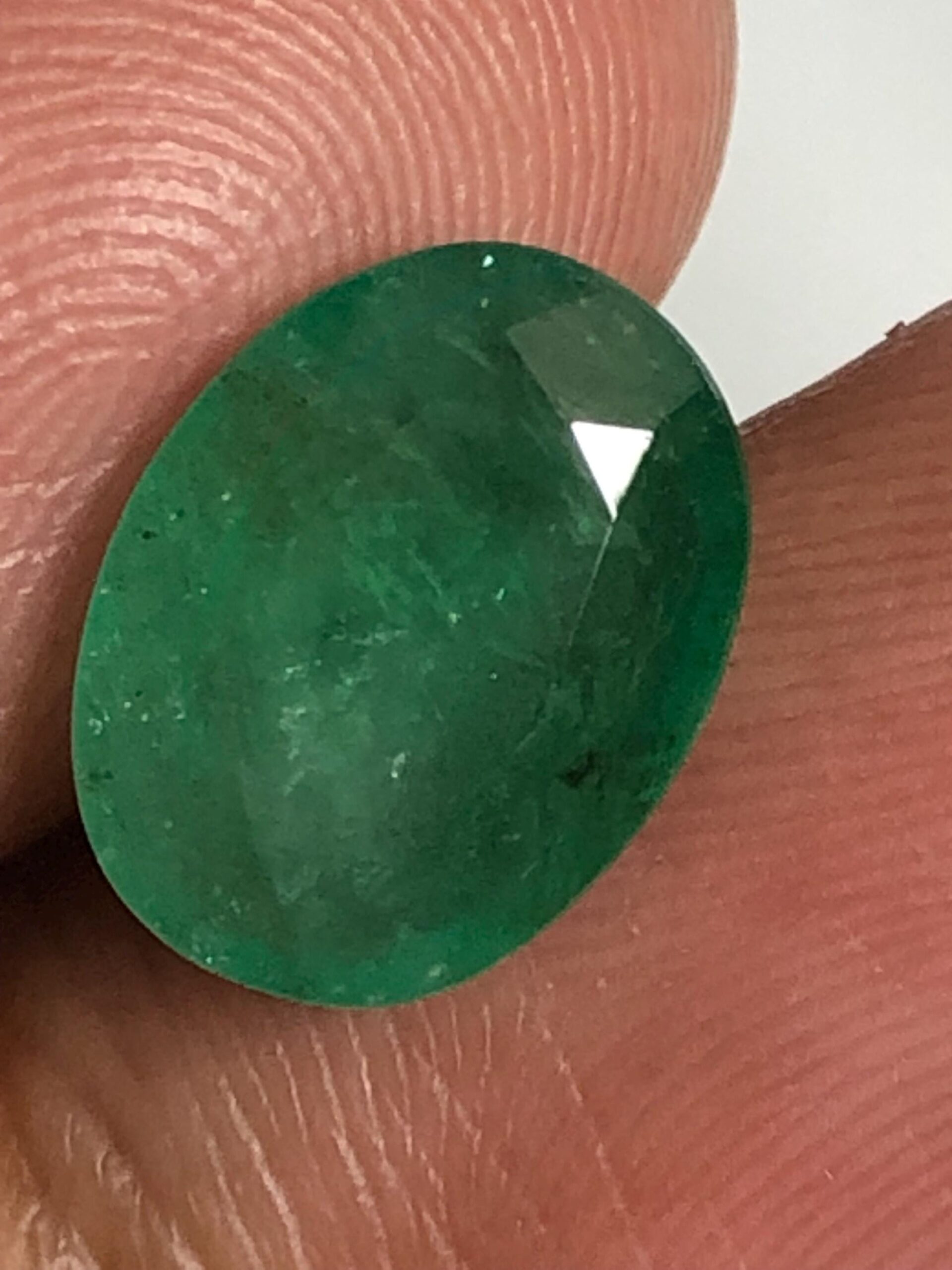 3.17 Ct Natural Zambian Emerald Oval Cut | Loose Green Emerald Gemstone | May Birthstone - Image 4