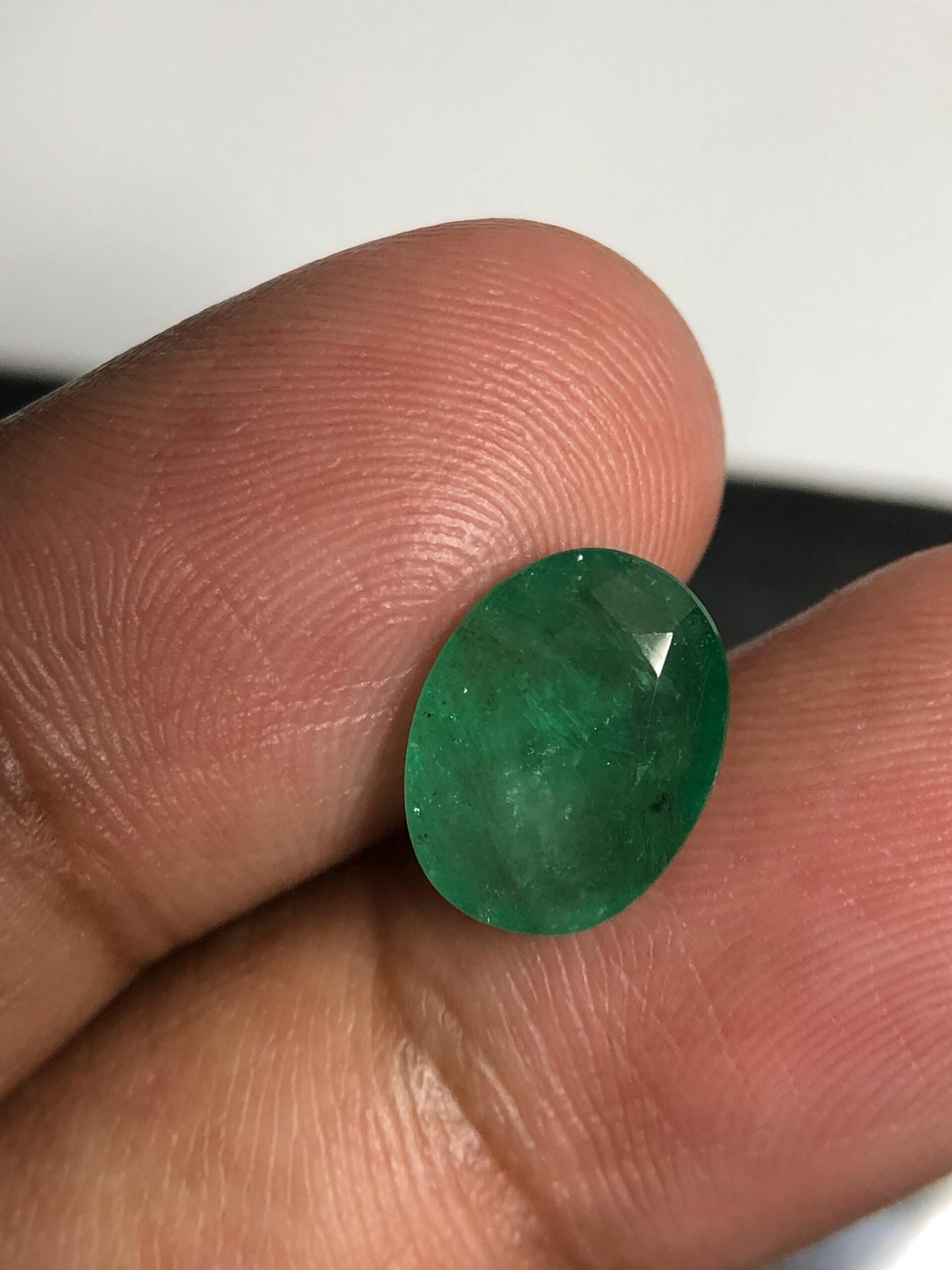 3.17 Ct Natural Zambian Emerald Oval Cut | Loose Green Emerald Gemstone | May Birthstone - Image 7