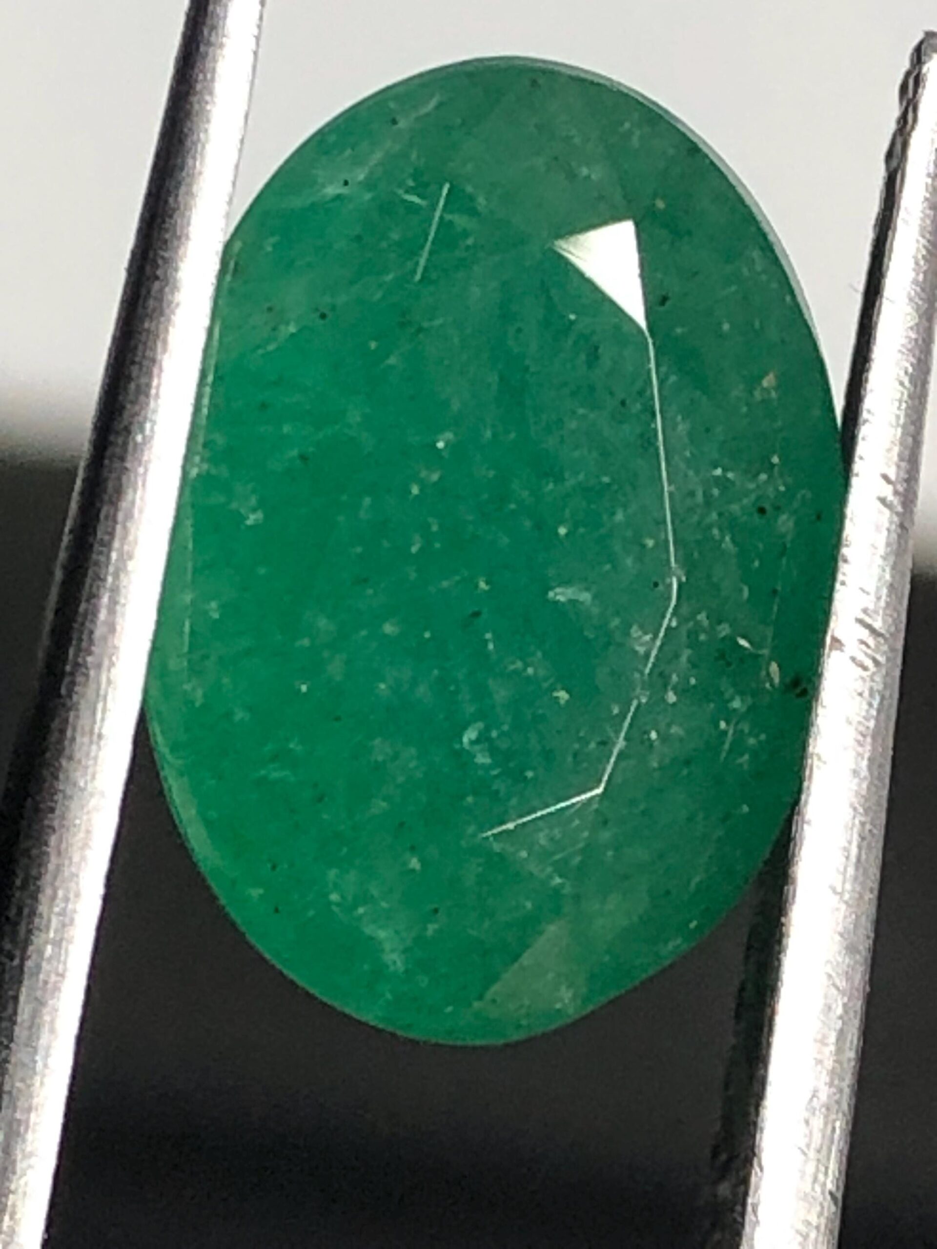 Natural Zambian Emerald Oval Gemstone, 3.91 Ct Vivid Green Faceted Stone, May Birthstone Gem - Image 5