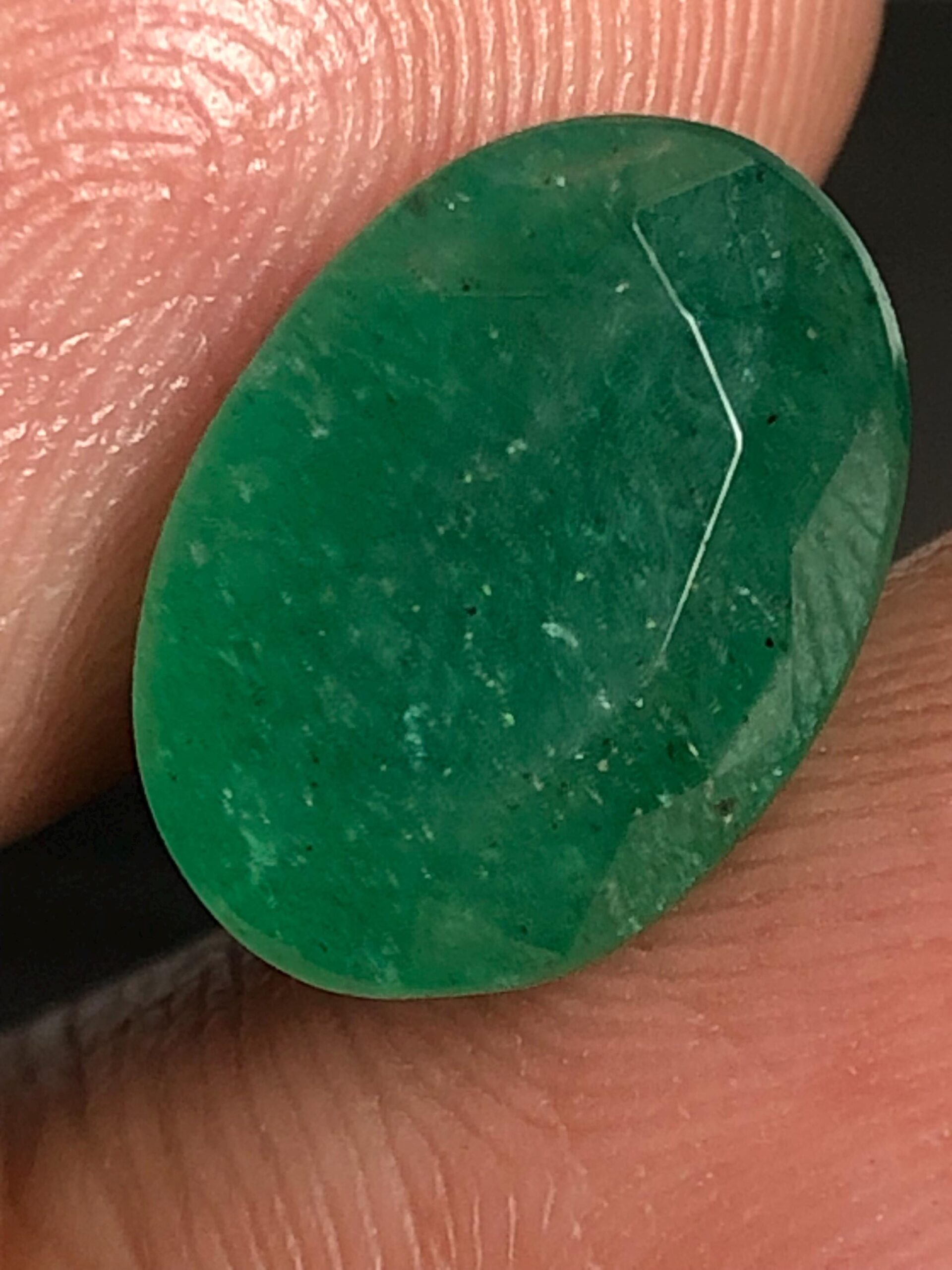 Natural Zambian Emerald Oval Gemstone, 3.91 Ct Vivid Green Faceted Stone, May Birthstone Gem - Image 4