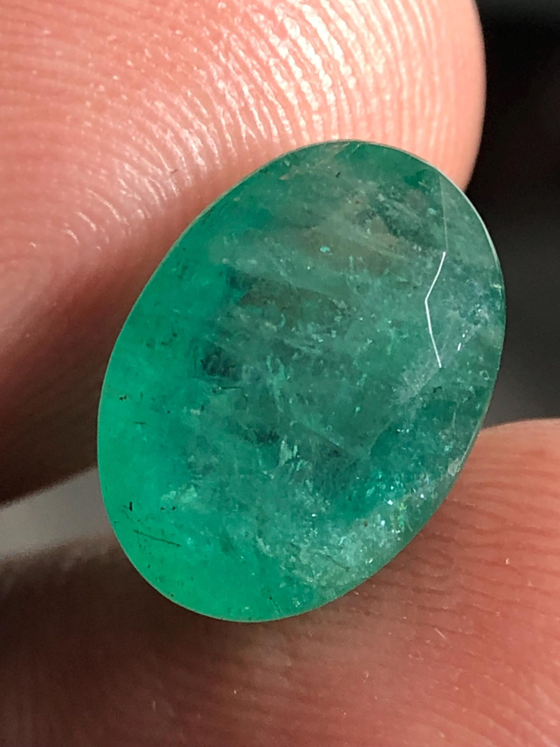 4.19 Carat Natural Zambian Emerald: Oval Green Gemstone - Image 5