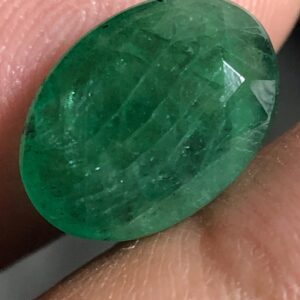 4.01 Carat Natural Emerald Oval Cut | Genuine Emerald Loose Gemstone