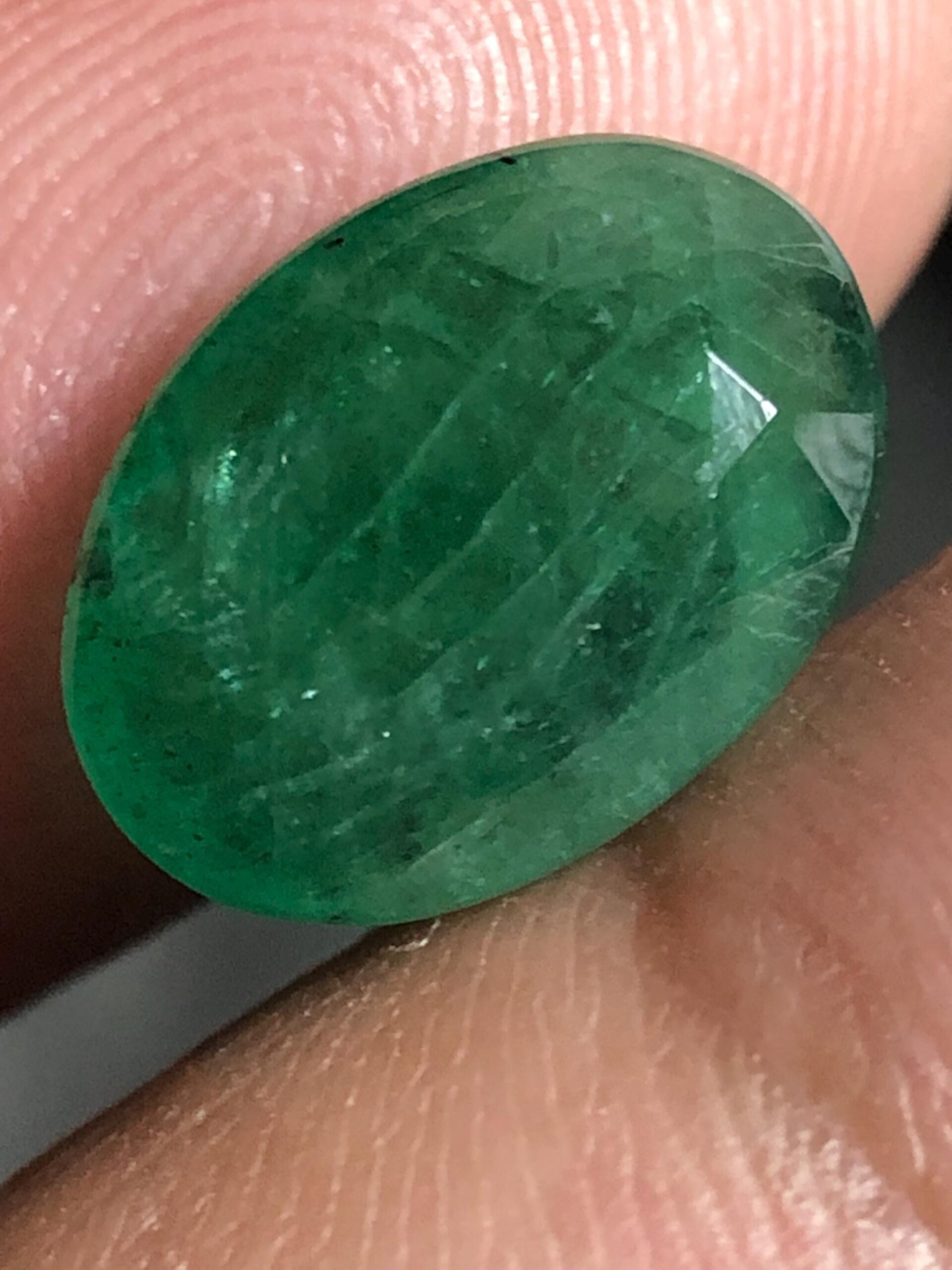 4.01 Carat Natural Emerald Oval Cut | Genuine Emerald Loose Gemstone