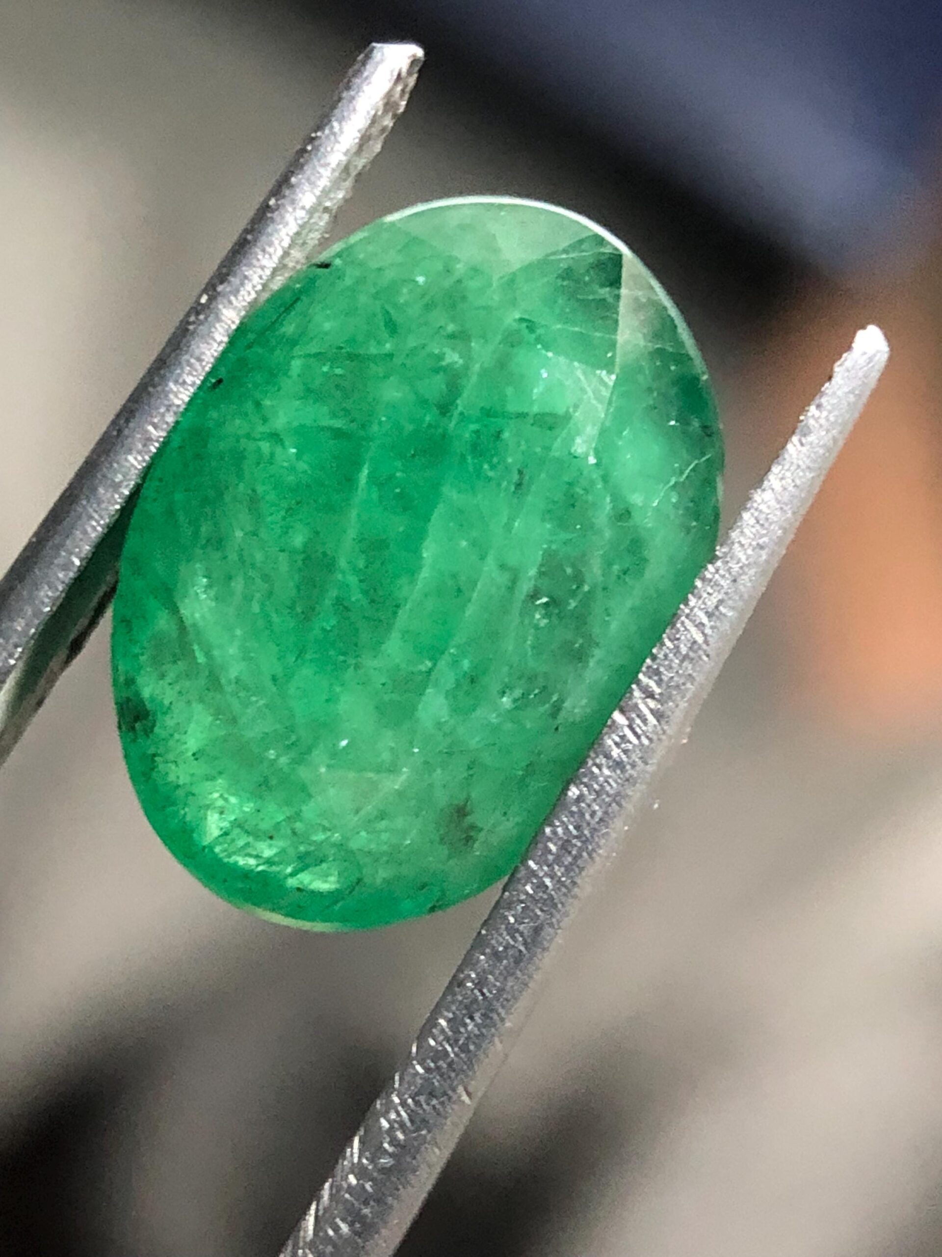 4.01 Carat Natural Emerald Oval Cut | Genuine Emerald Loose Gemstone - Image 4
