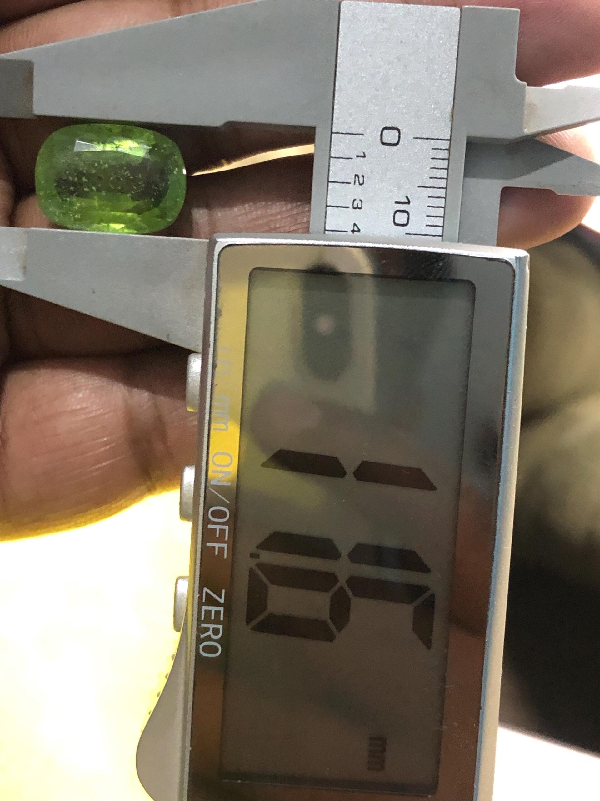 Natural 10.50 Carat Suppat Valley Peridot | Green Cushion Cut Loose Gemstone - Image 8
