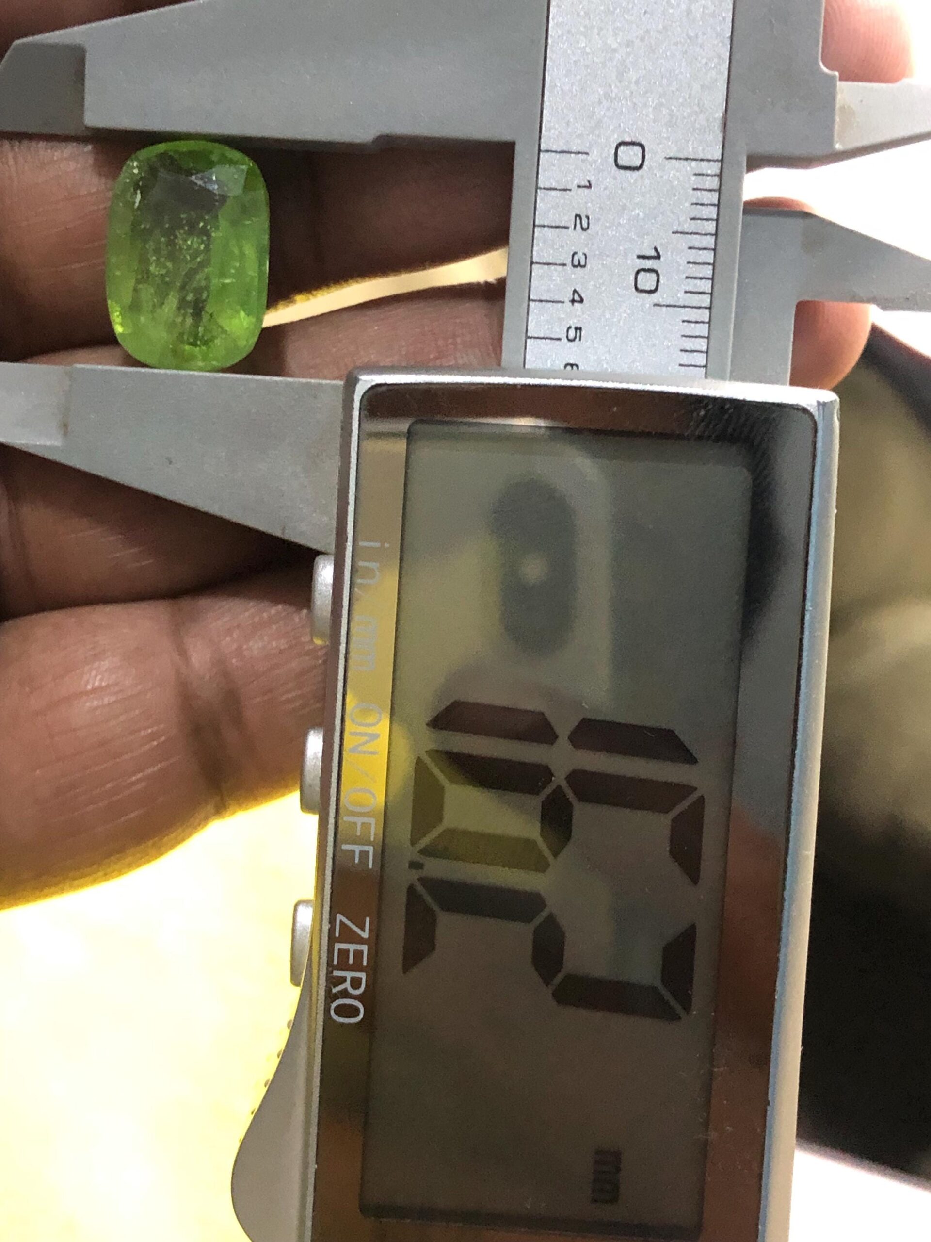 Natural 10.50 Carat Suppat Valley Peridot | Green Cushion Cut Loose Gemstone - Image 9