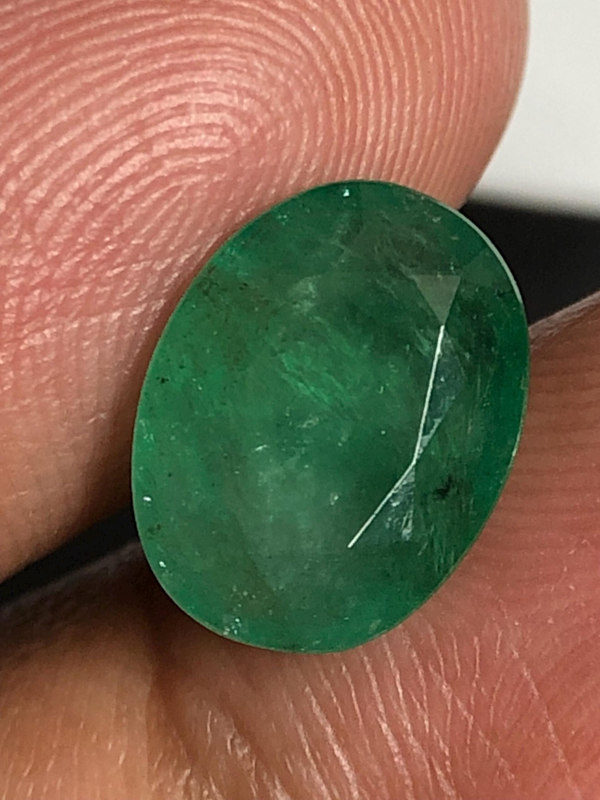 3.17 Ct Natural Zambian Emerald Oval Cut | Loose Green Emerald Gemstone | May Birthstone - Image 5