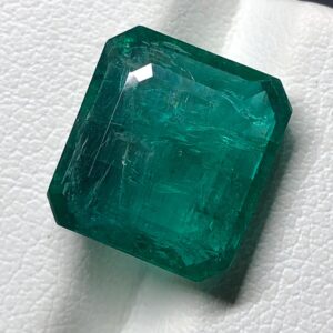 Natural Zambian Emerald Gemstone, 6.05 Ct Emerald Cut for Jewelry Making