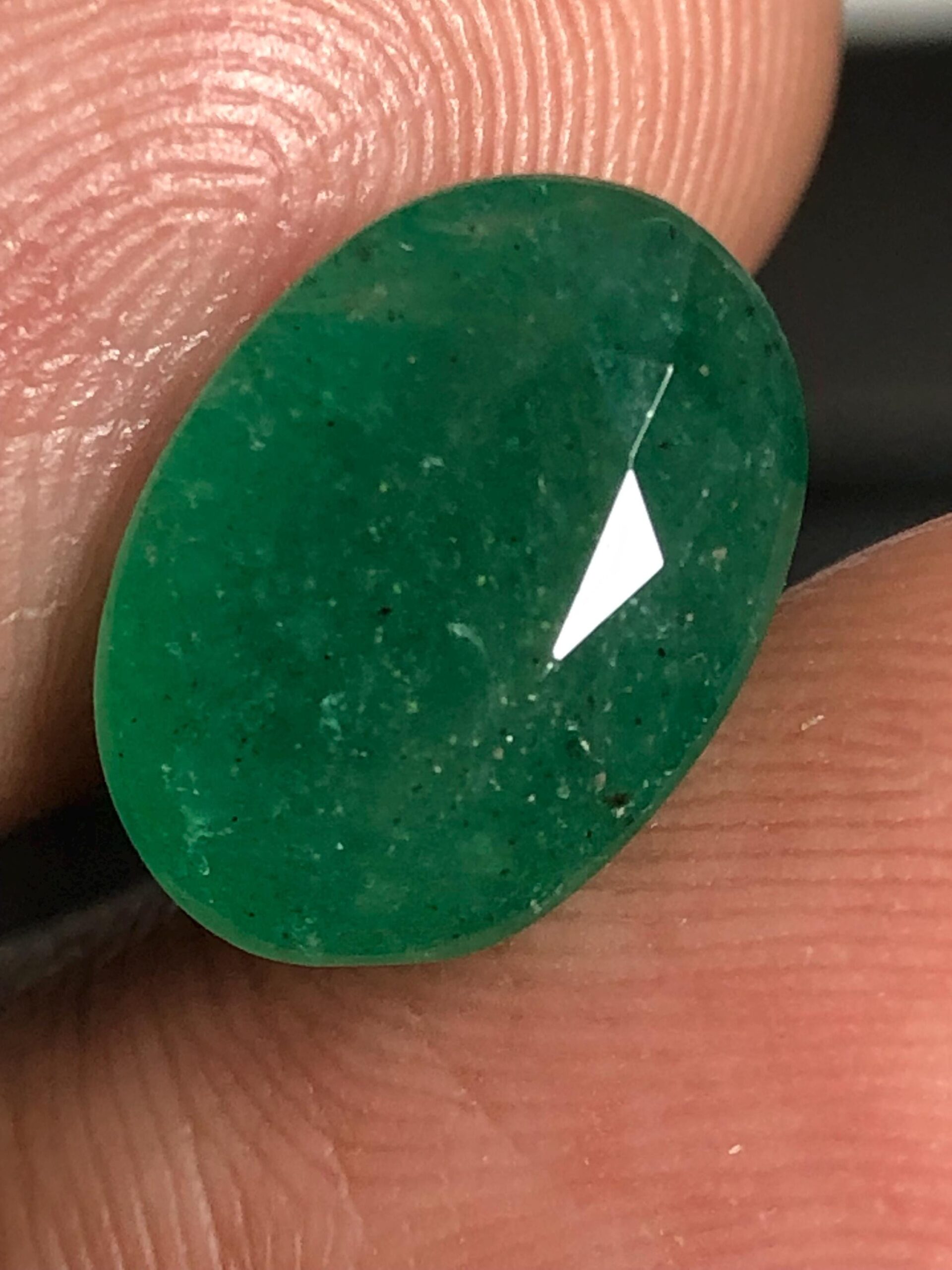 Natural Zambian Emerald Oval Gemstone, 3.91 Ct Vivid Green Faceted Stone, May Birthstone Gem - Image 2