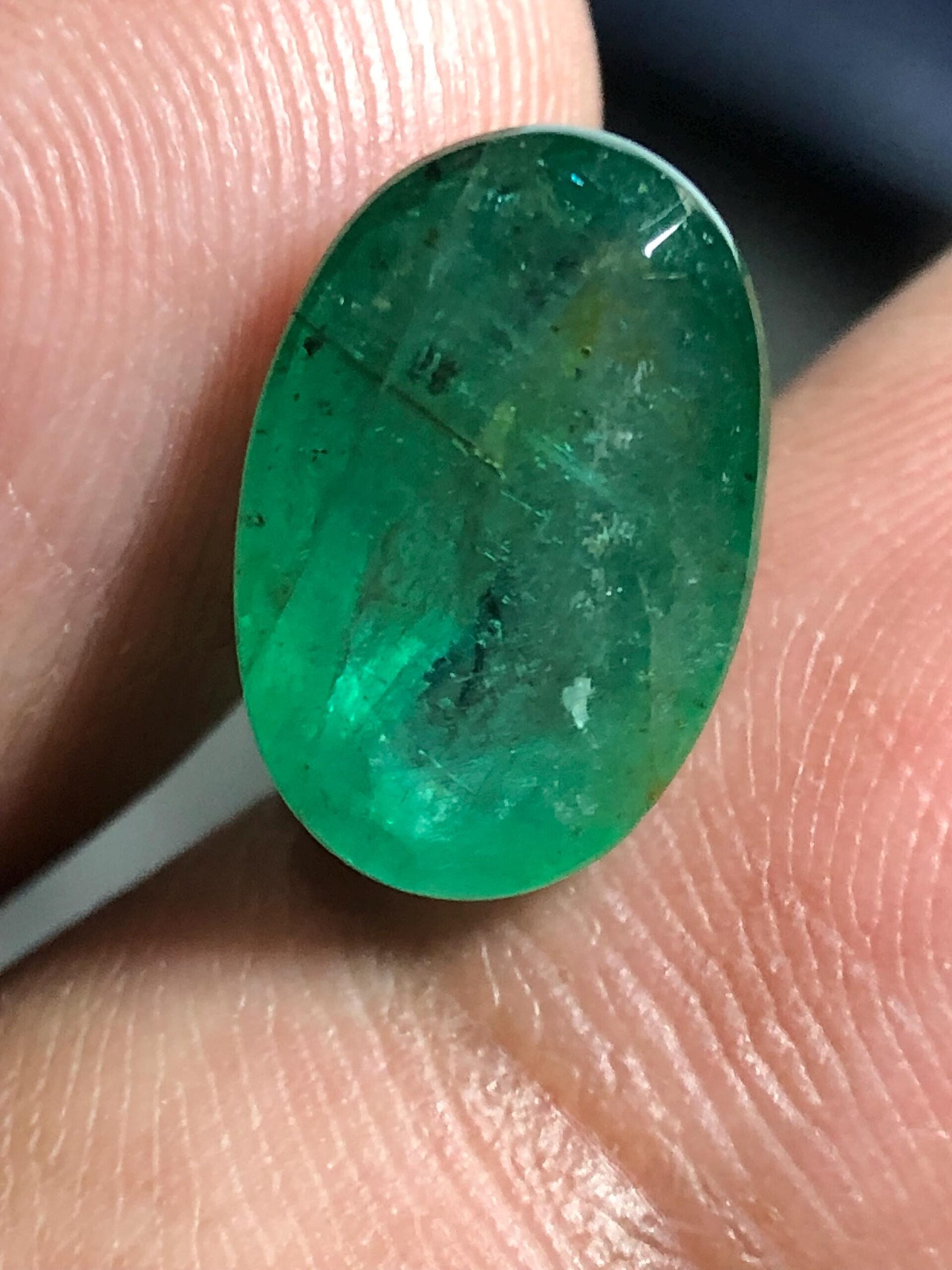 3.915 ct Natural Zambian Emerald – Loose Gemstone – Oval Cut – Green Emerald for Jewelry Making - Image 6