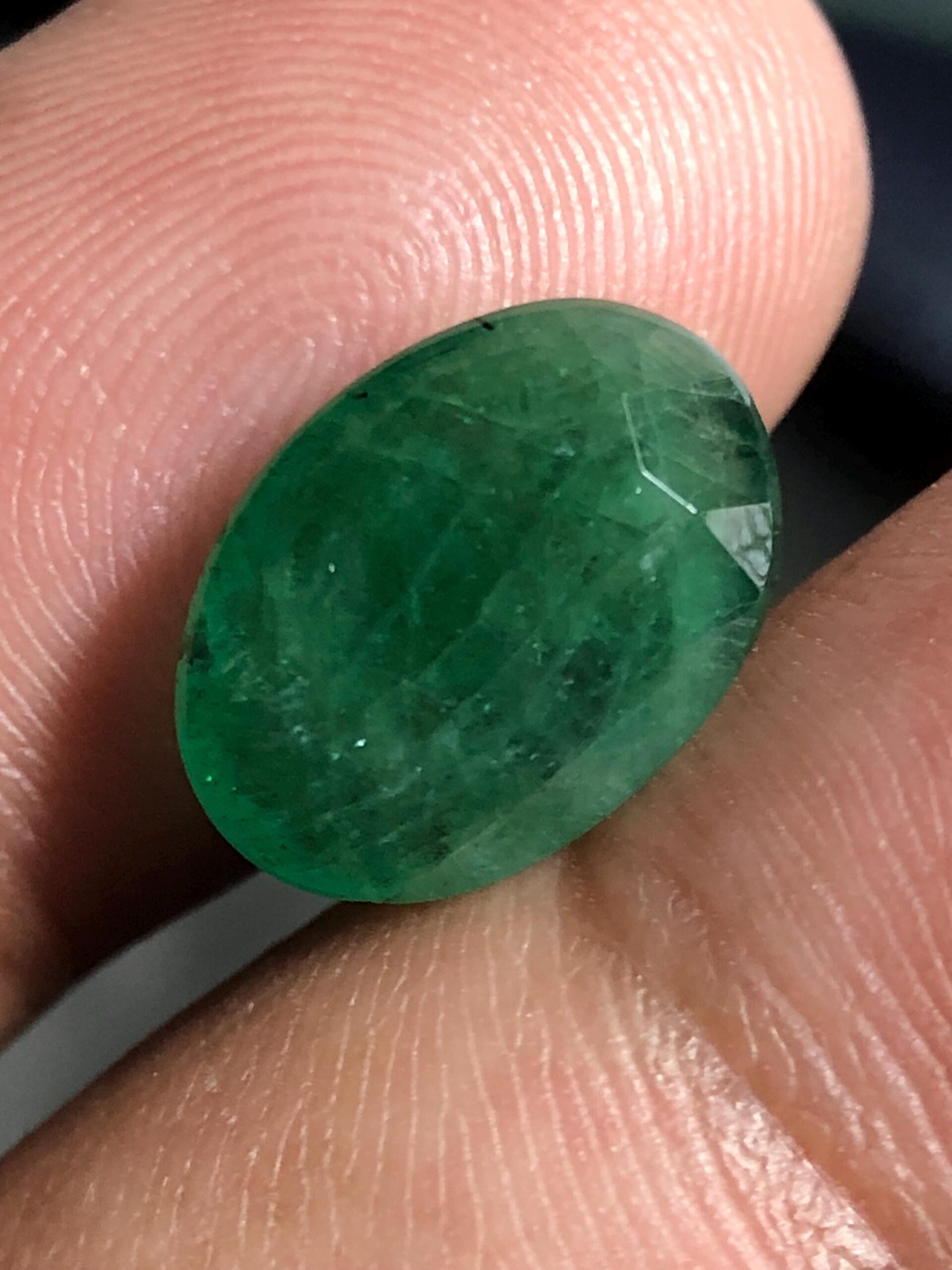 4.01 Carat Natural Emerald Oval Cut | Genuine Emerald Loose Gemstone - Image 6