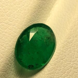 Natural Sawat Emerald Oval Gemstone: 1.285 Carat Rich Green Collector Stone (May Birthstone)
