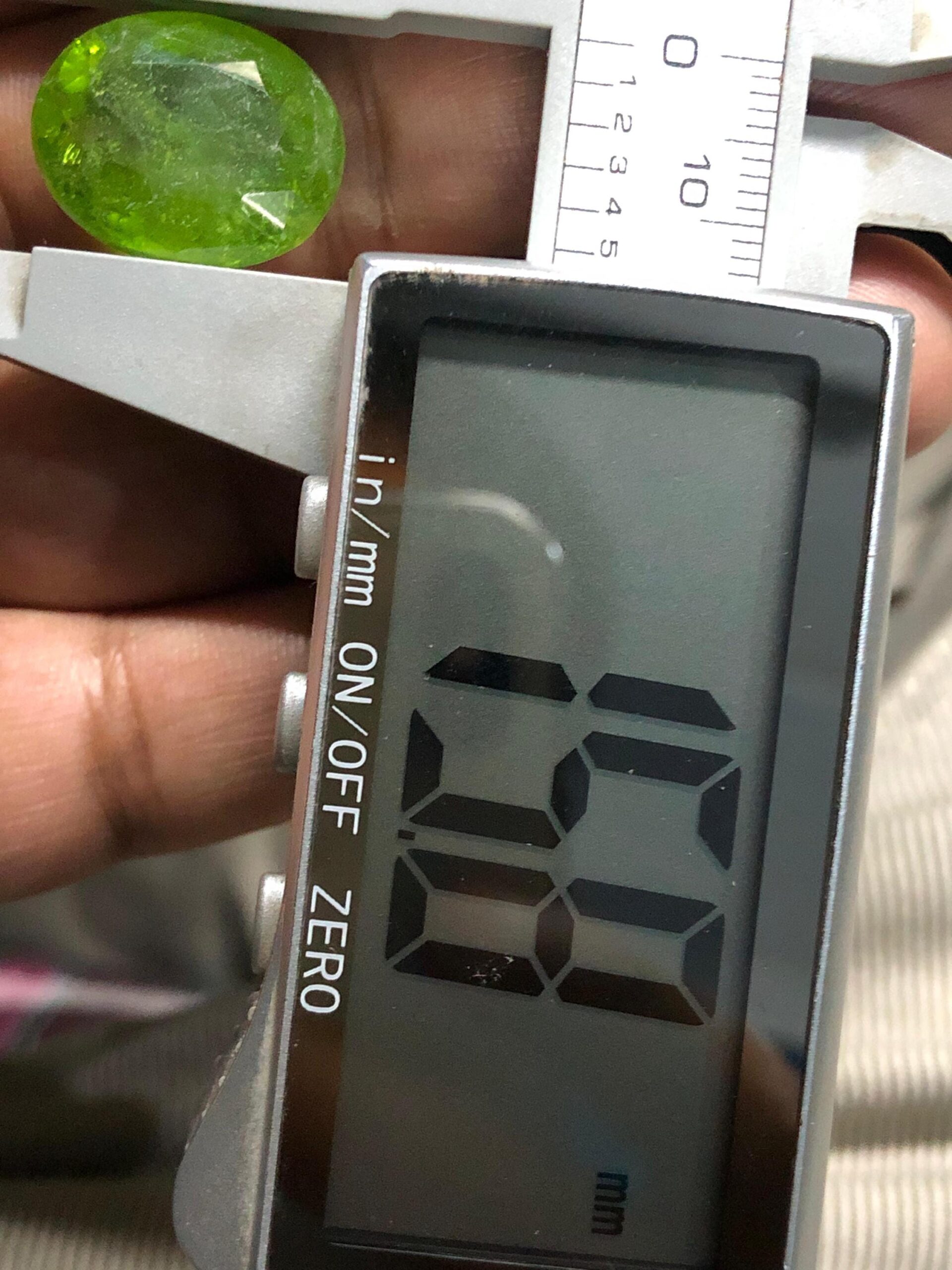 Natural Pakistani Peridot Oval Cabochon | Bright Green Collector Gemstone (24.29 Ct) - Image 8
