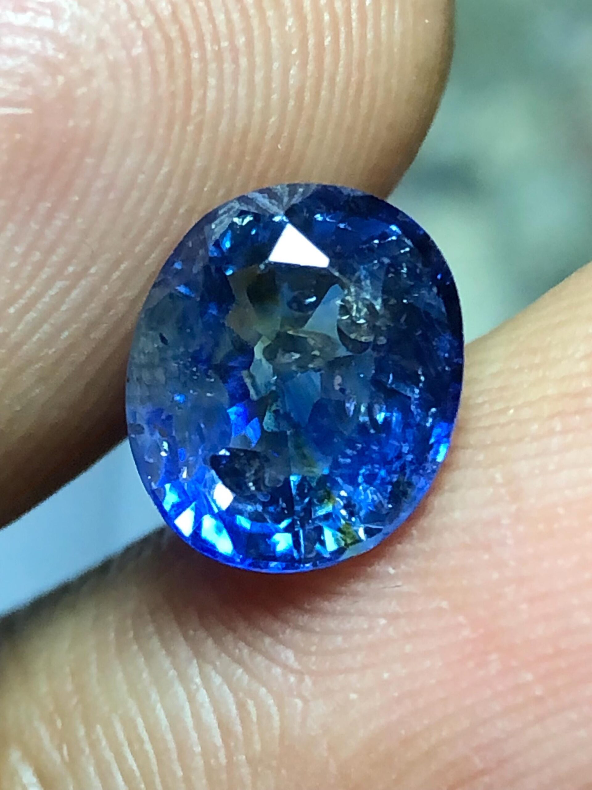 Natural Ceylon Blue Sapphire Oval Gemstone | 2.295 Ct Sri Lankan Heated Stone - Image 7