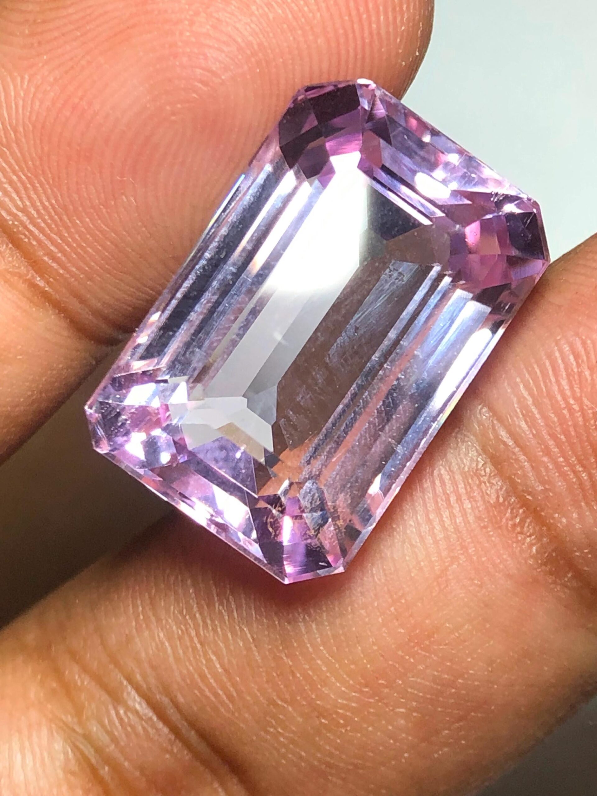 Natural 31.96 Ct Kunzite Gemstone | No treatment | Pink Lilac | Certified | Loose Gem AAA Quality - Image 7