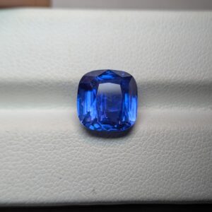 5.00 Ct Cushion Cut Ceylon Blue Sapphire | Unheated Natural Gemstone (Sri Lanka)