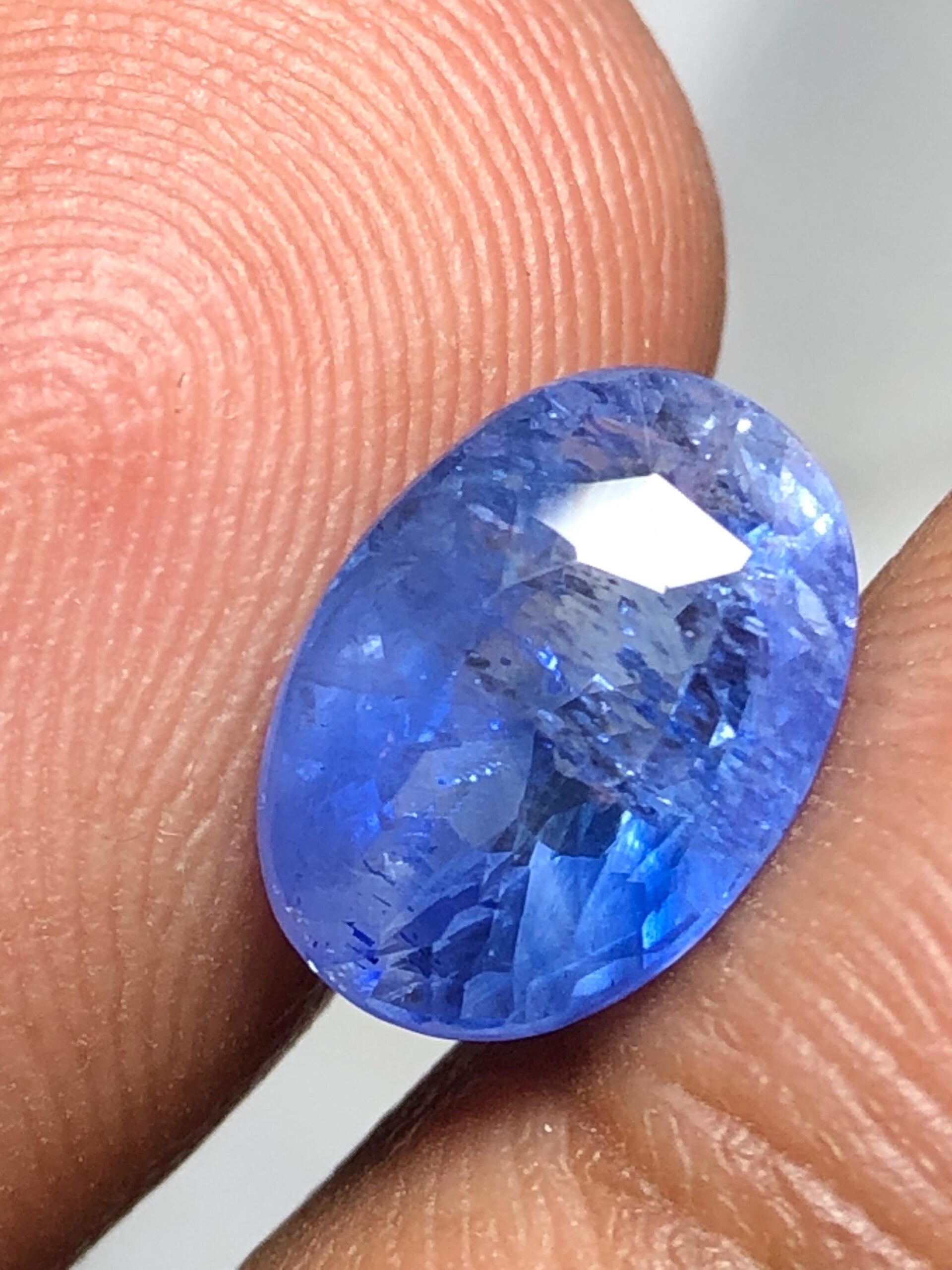 Natural Ceylon Blue Sapphire 3.195 Ct | Sri Lanka | Oval Faceted | 10x7.1x4.7mm Loose Gemstone - Image 5