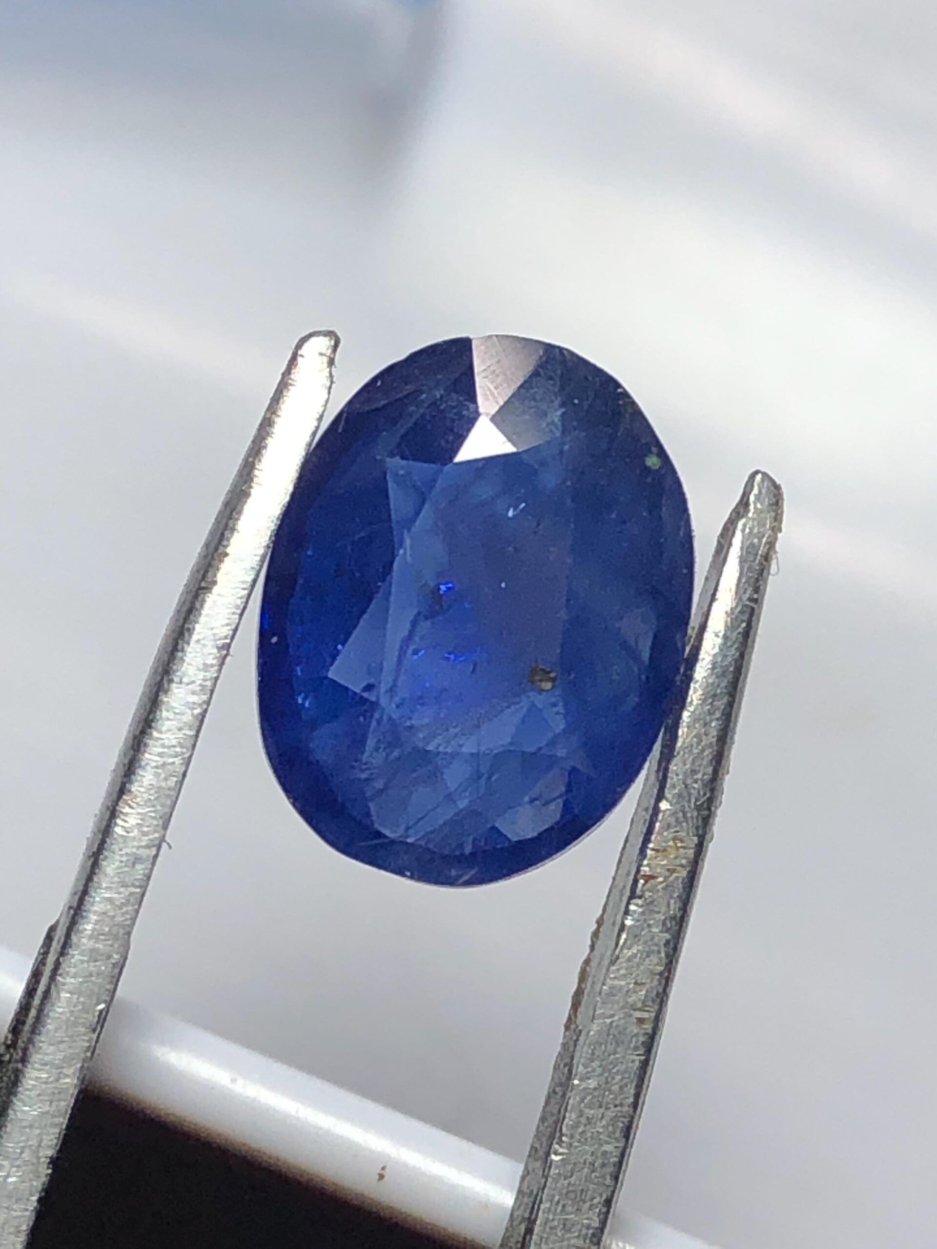 1.815 Ct Natural Ceylon Blue Sapphire | Heated Sri Lanka Sapphire | Oval Faceted Loose Gemstone - Image 10