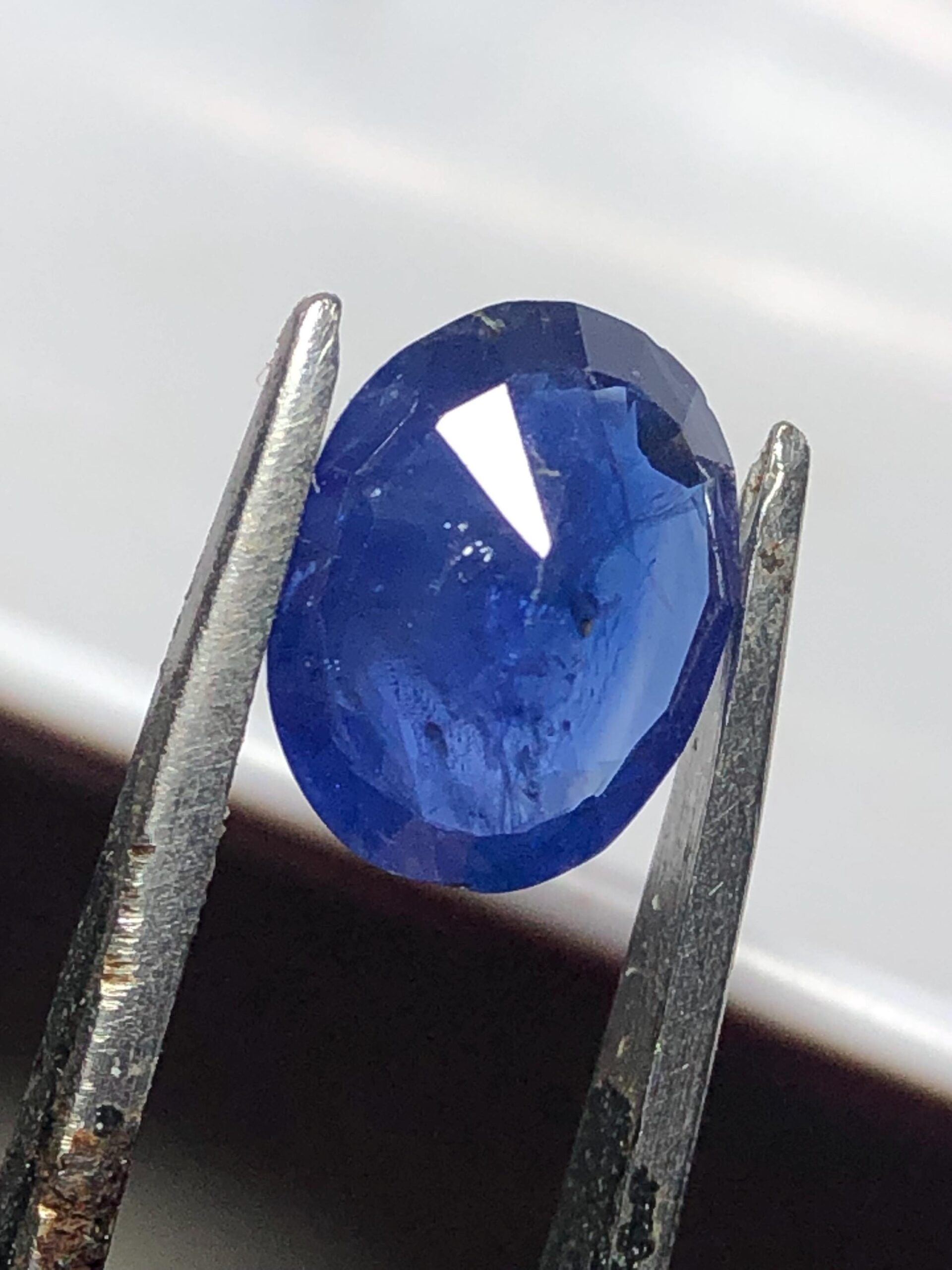 1.815 Ct Natural Ceylon Blue Sapphire | Heated Sri Lanka Sapphire | Oval Faceted Loose Gemstone - Image 7