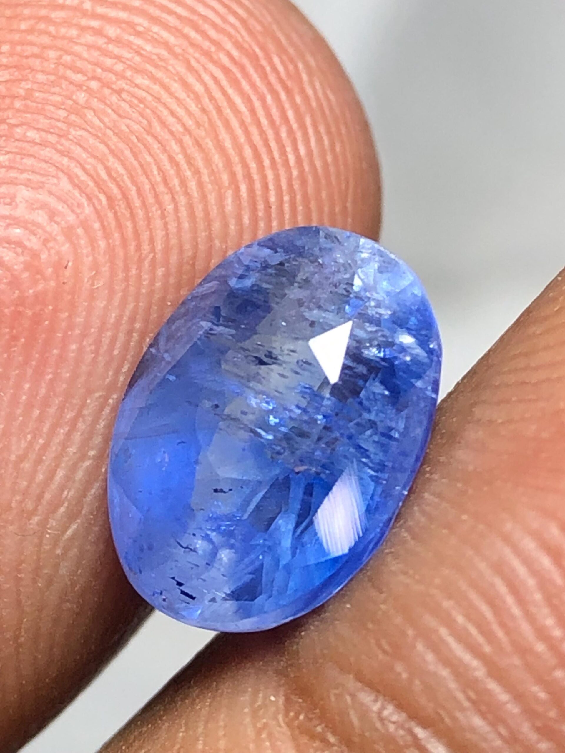 Natural Ceylon Blue Sapphire 3.195 Ct | Sri Lanka | Oval Faceted | 10x7.1x4.7mm Loose Gemstone