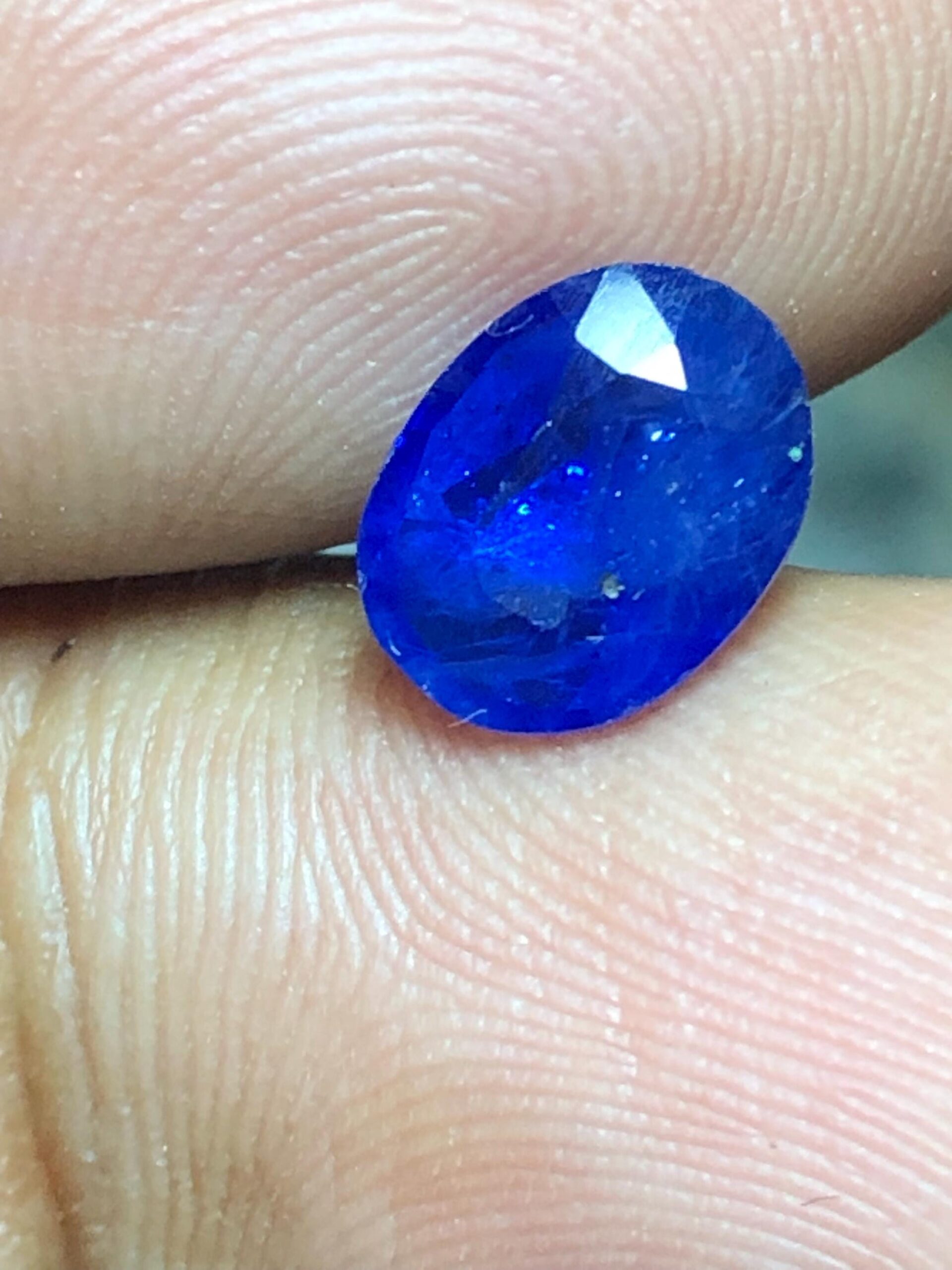 1.815 Ct Natural Ceylon Blue Sapphire | Heated Sri Lanka Sapphire | Oval Faceted Loose Gemstone - Image 8