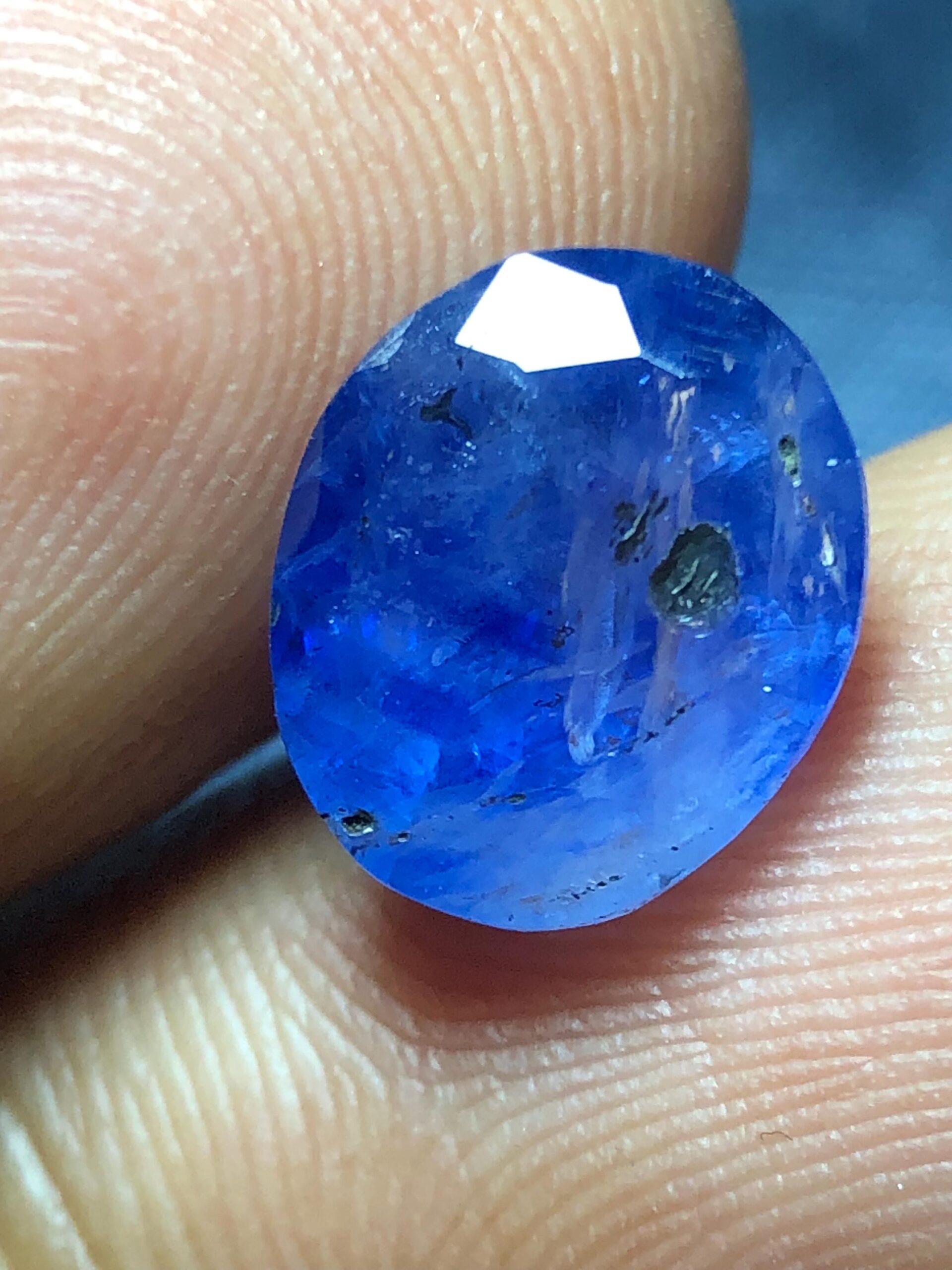 Natural Blue Sapphire Oval Gemstone | Ceylon | Jewelry Making Stone | 3.30 carat