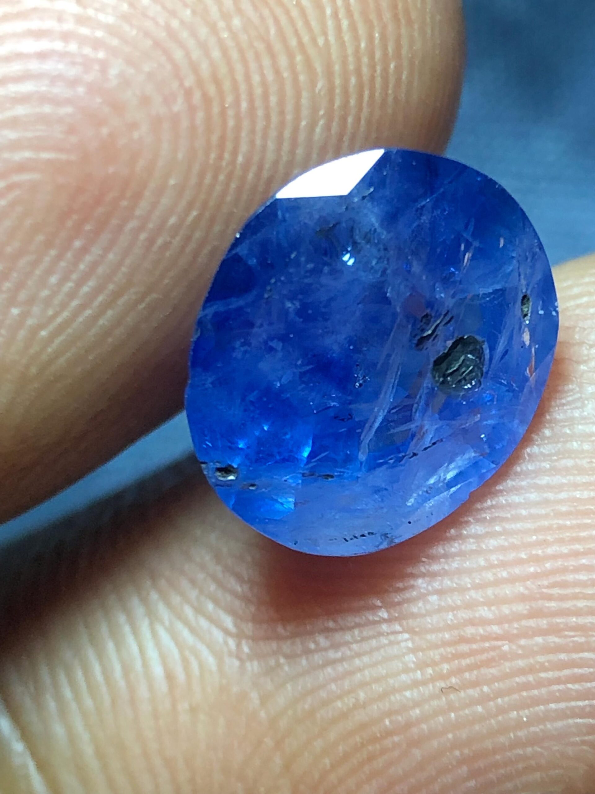 Natural Blue Sapphire Oval Gemstone | Ceylon | Jewelry Making Stone | 3.30 carat - Image 2