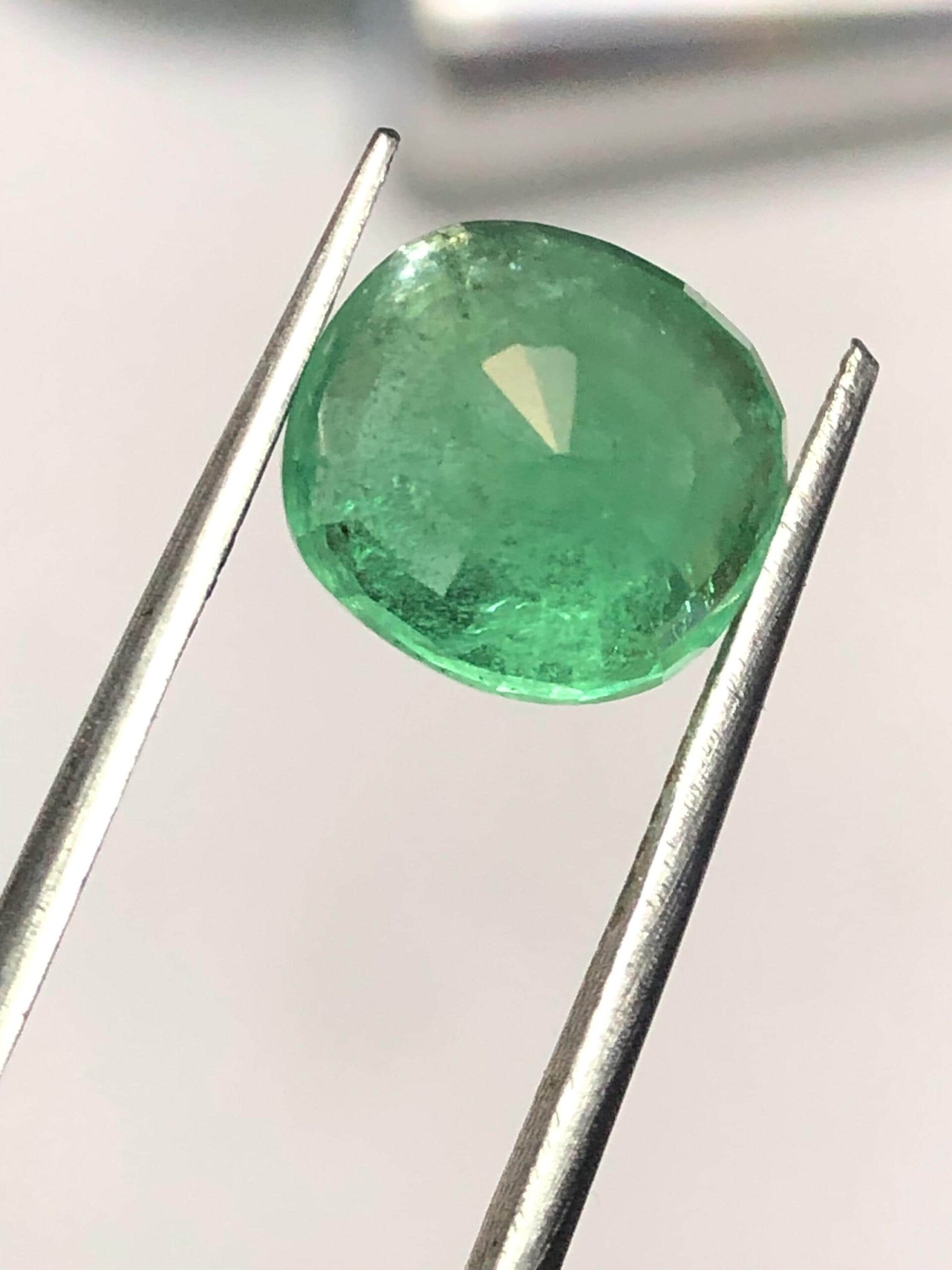 Natural Pakistani Emerald 5.81 Ct, Loose Green Emerald Gemstone, 10x10.8x7.6 mm, Raw Natural Beauty, Collector Gemstone, Jewelry Making Ston - Image 2
