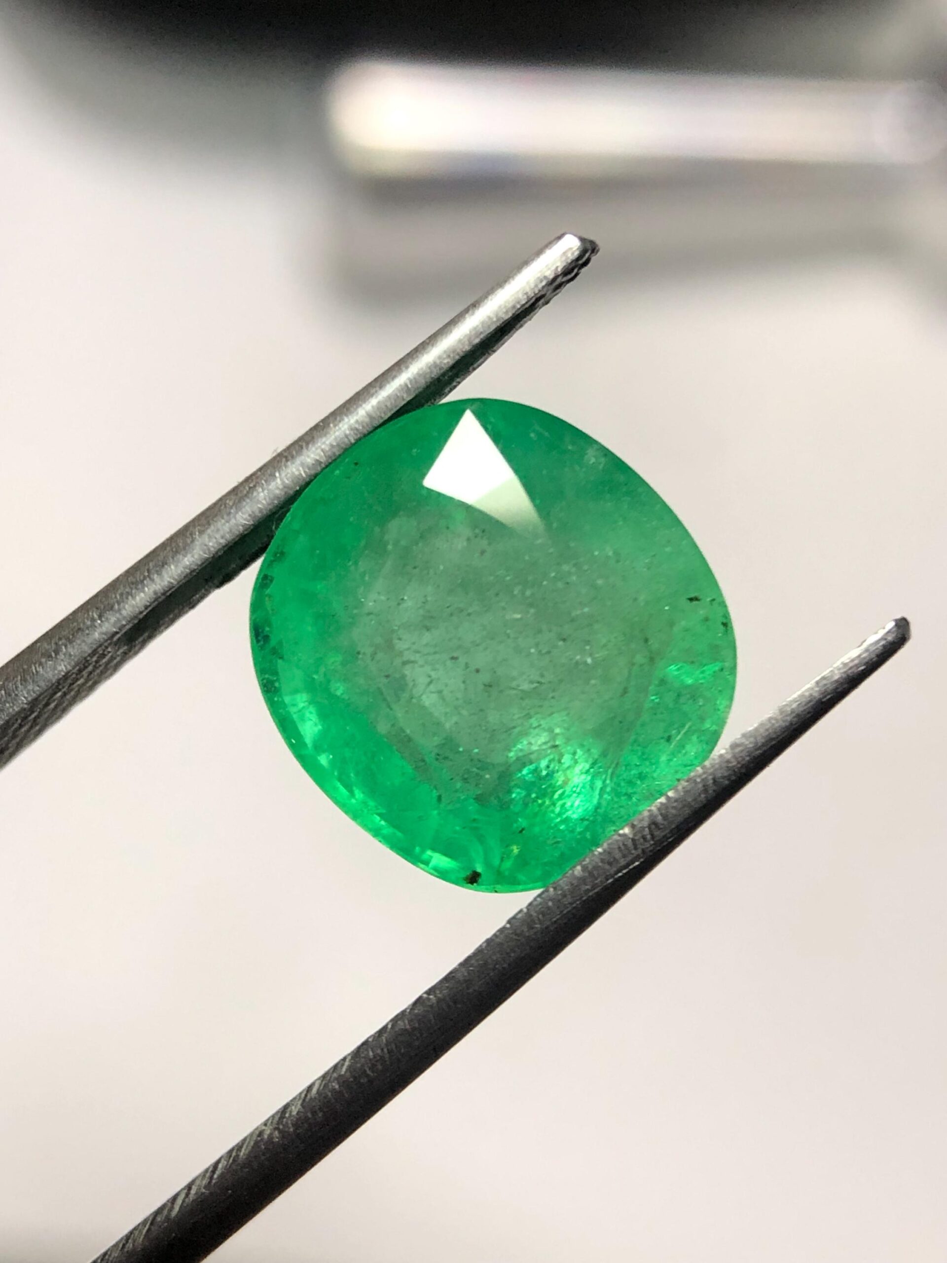 Natural Pakistani Emerald 5.81 Ct, Loose Green Emerald Gemstone, 10x10.8x7.6 mm, Raw Natural Beauty, Collector Gemstone, Jewelry Making Ston - Image 9