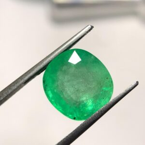 Natural Pakistani Emerald 5.81 Ct, Loose Green Emerald Gemstone, 10x10.8x7.6 mm, Raw Natural Beauty, Collector Gemstone, Jewelry Making Ston