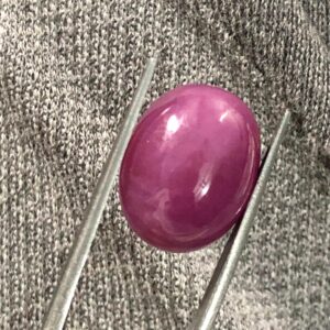 Natural Mozambique Ruby 19.435 ct — Cabochon Cut, 100% Natural