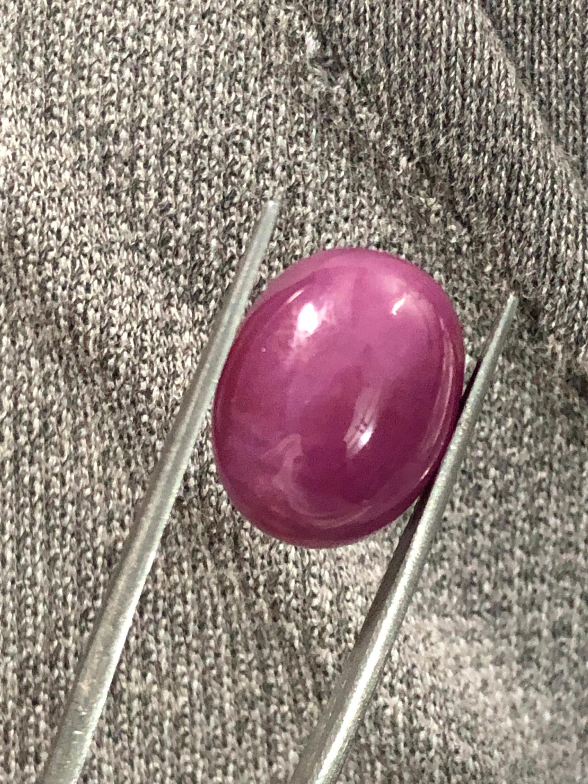 Natural Mozambique Ruby 19.435 ct — Cabochon Cut, 100% Natural